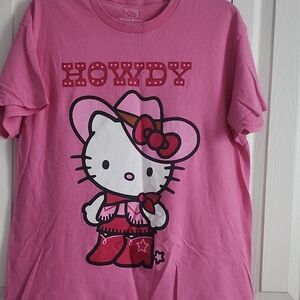 Hello Kitty Pink Howdy  Tee